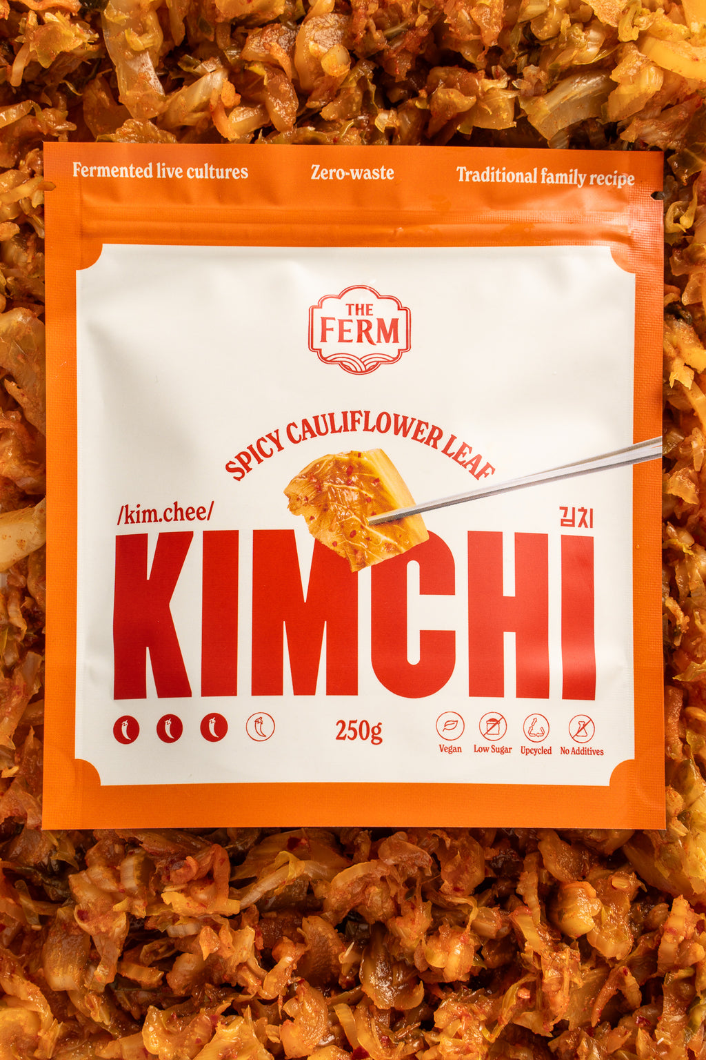 Spicy Cauliflower Leaf Kimchi - 10KG BULK